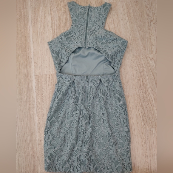 City Studio cocktail cutout sparkly evening dress - Picture 4 of 6